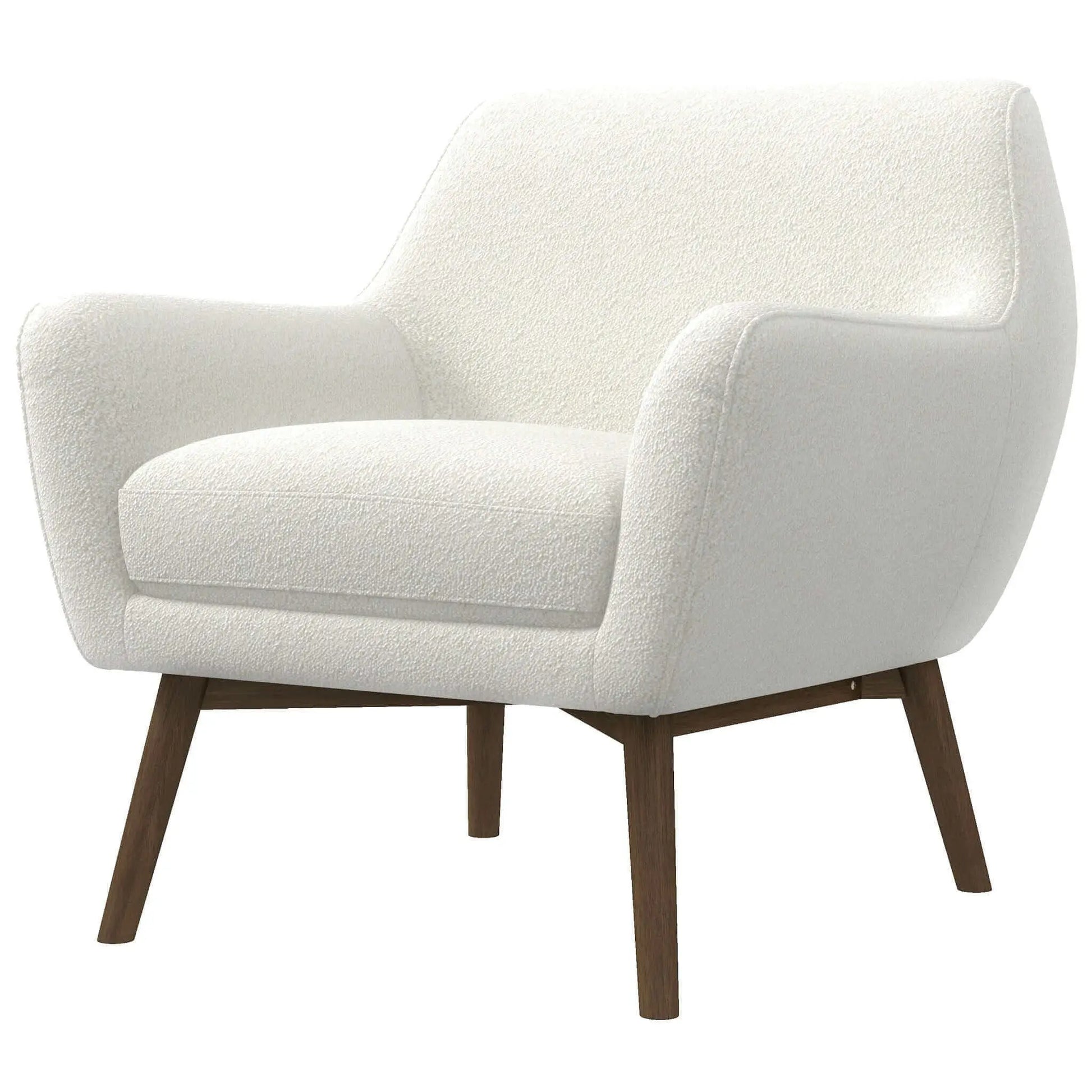 Panom - Lounge Chair - Brown / White Ashcroft Furniture