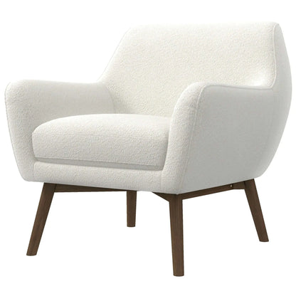 Panom - Lounge Chair - Brown / White Ashcroft Furniture
