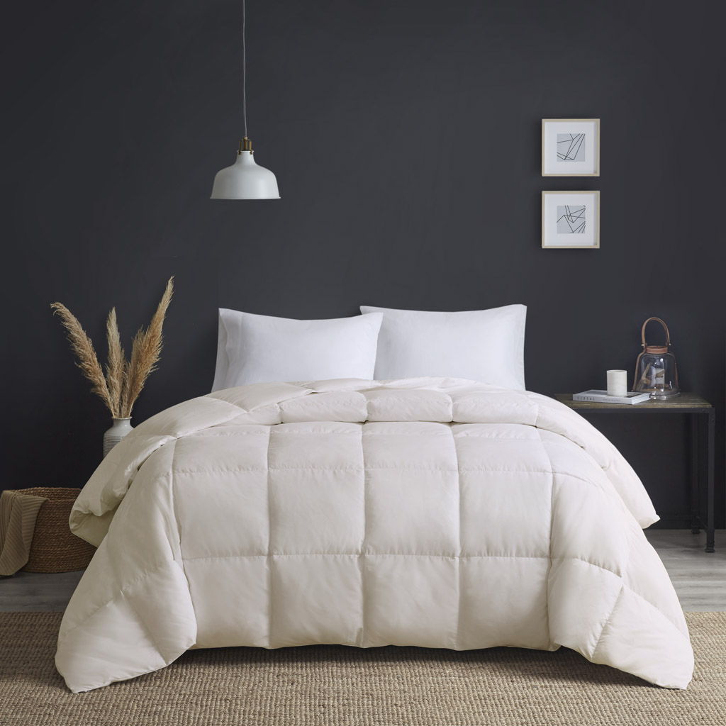 Heavy Warmth - Goose Feather and Down Oversize Queen Comforter - Cream