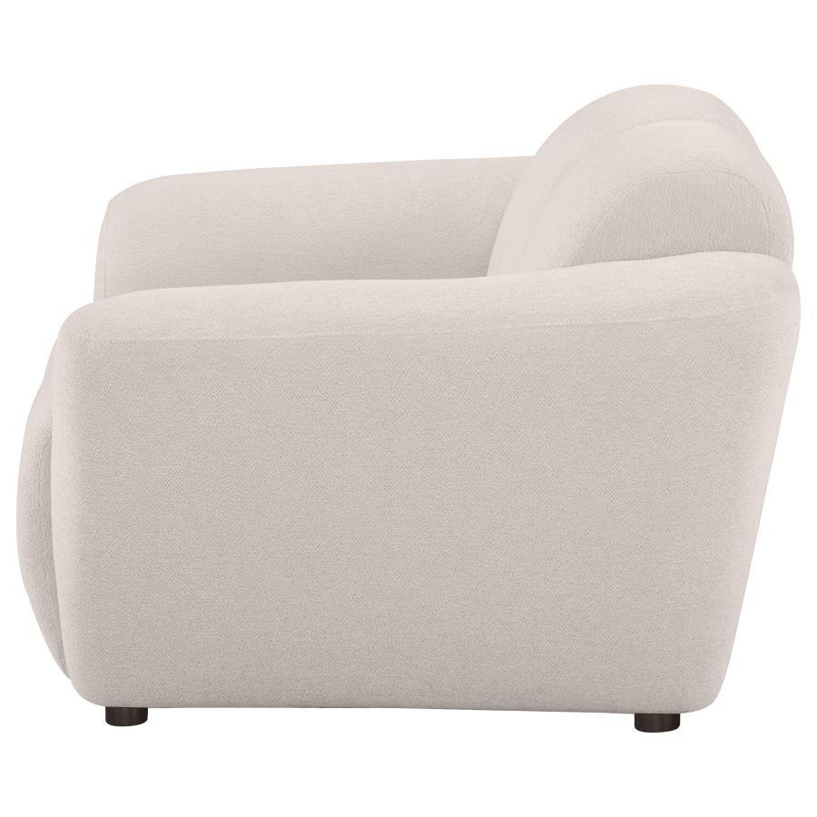 Destino - Chenille Upholstered Splayed Arm Accent Chair - Greige Coaster Fine Furniture