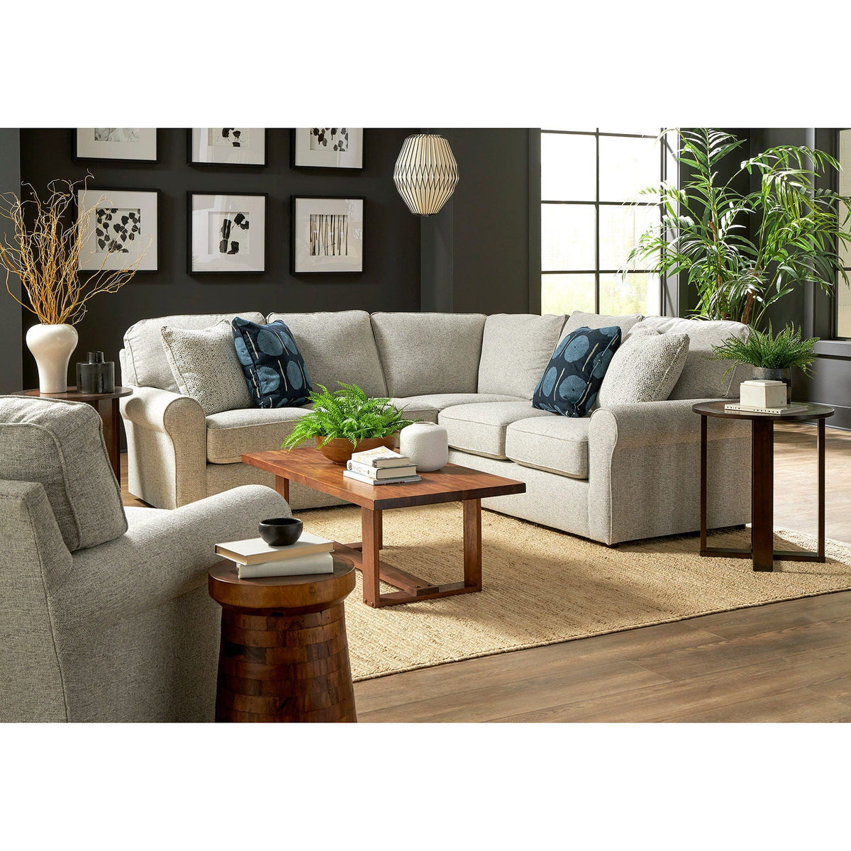 Hanway Customizable Two-Piece L-Sectional Best Home Furnishings