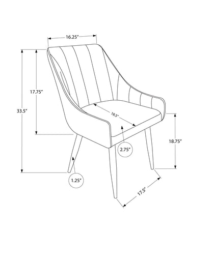 Upholstered Side Dining Chair For Dining Room (Set of 2) 8th Street