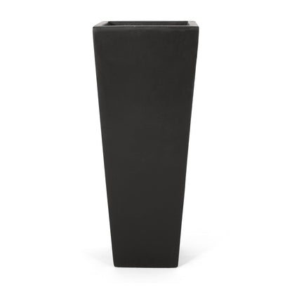 Outdoor Modern Cast Stone Planter Noble House
