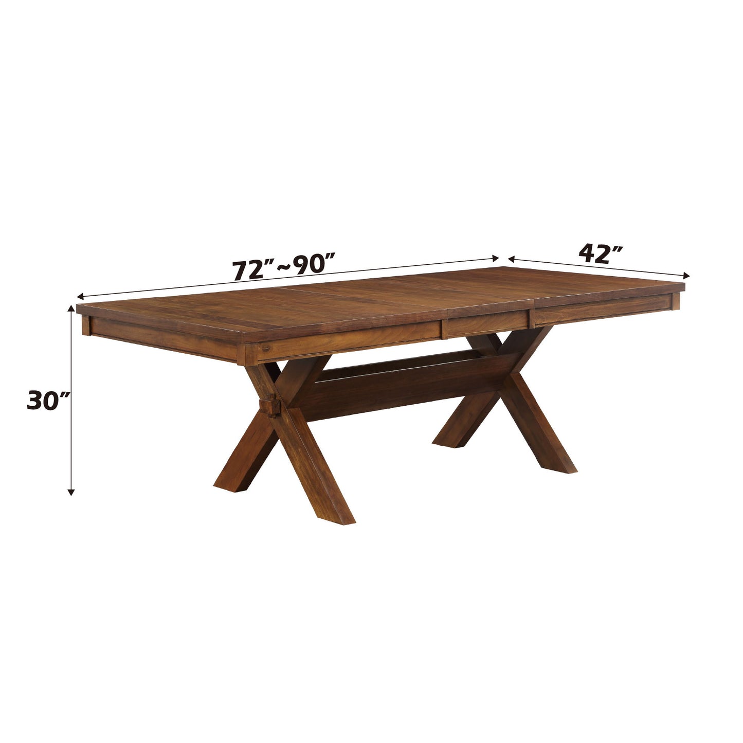 Apollo - Dining Table (With 1 Butterfly Leaf) - Walnut Acme
