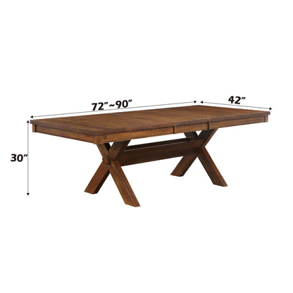 Apollo - Dining Table (With 1 Butterfly Leaf) - Walnut Acme