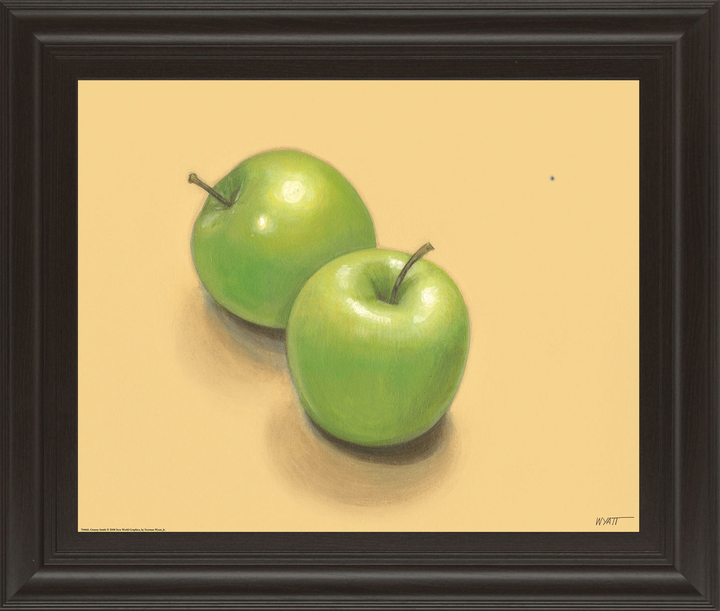 Green Apples - Framed Print Wall Art - Green