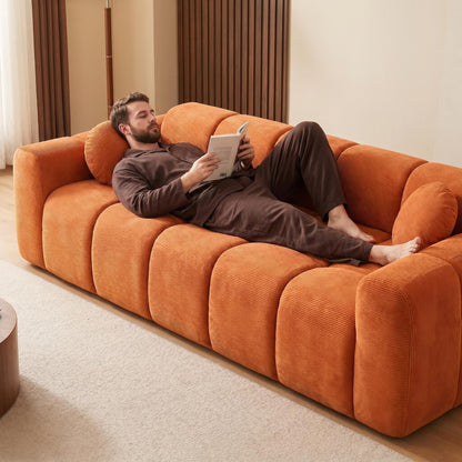 Extra Large Compression Sofa, Cloud Puff Couch For Living Room Home Essentials