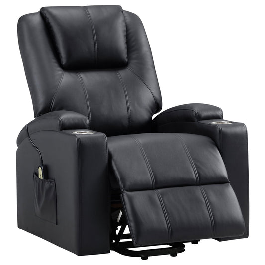 Armstrong - Upholstered Power Lift Massage Recliner Coaster Fine Furniture