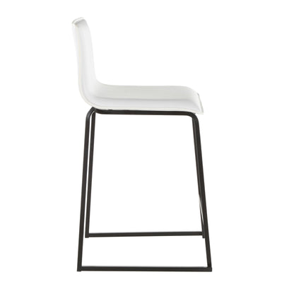 Mara - Upholstered Contemporary Counter Stool (Set of 2) Lumi Source