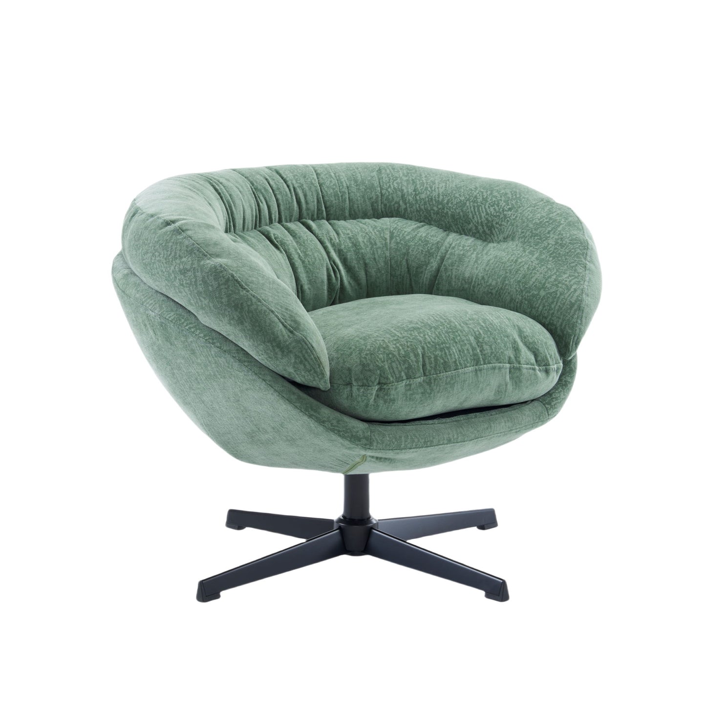 Modern Chenille Office Chair With 360 Degree Swivel Noble House