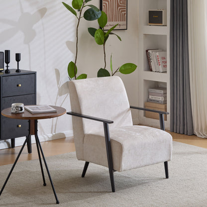 Modern Lounge Chair With Upholstery Noble House