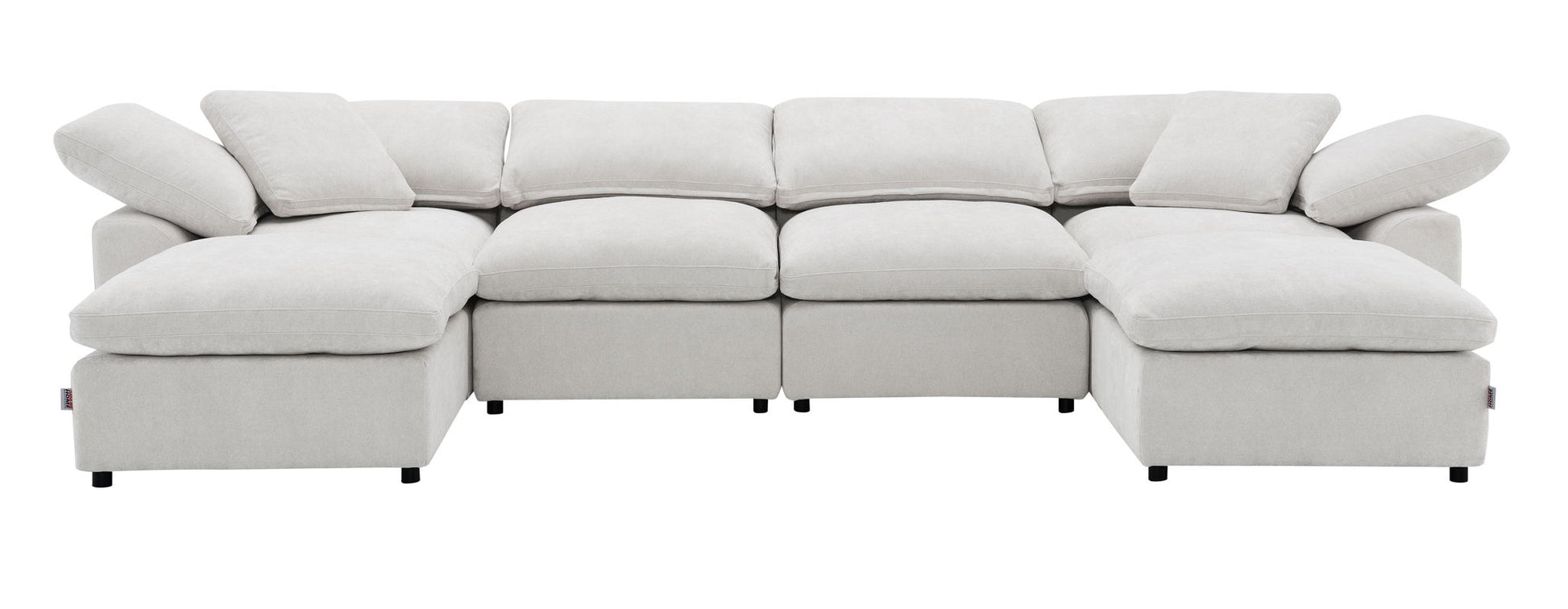 Naveen - Modular Sectional With Ottoman Acme