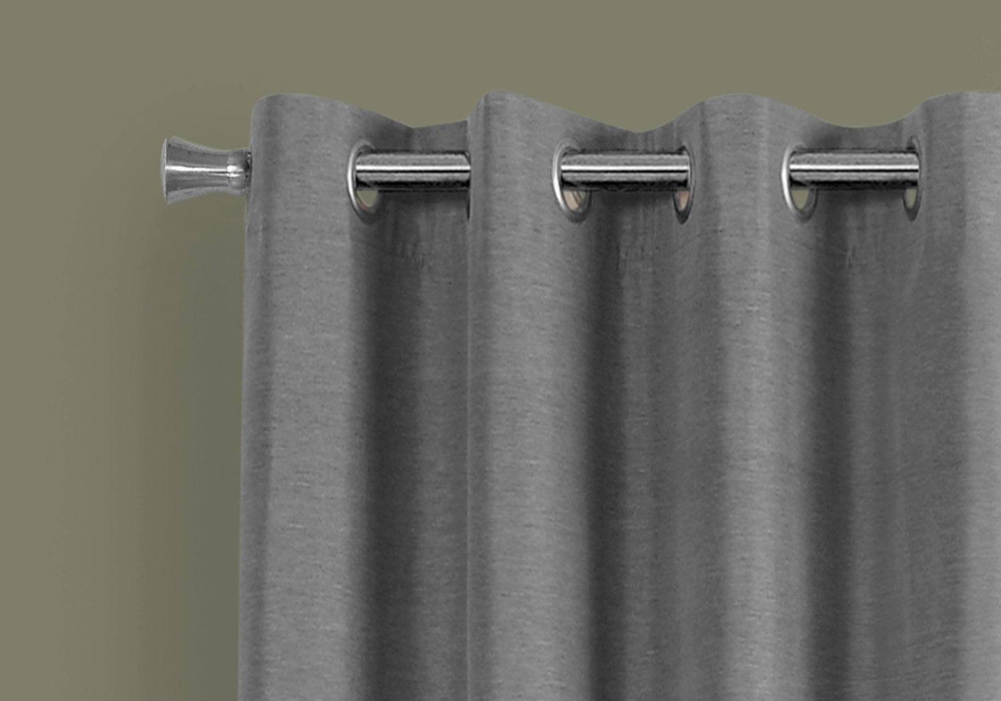 2 Pieces Set, Curtain Panel, Room Darkening, Grommet, Contemporary & Modern 8th Street