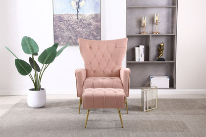 Accent Chair With Ottoman, Comfy Armchair For Living Room Home Essentials