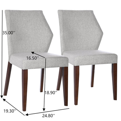 Luca - Dining Chair (Set of 2) - Light Gray Ashcroft Furniture