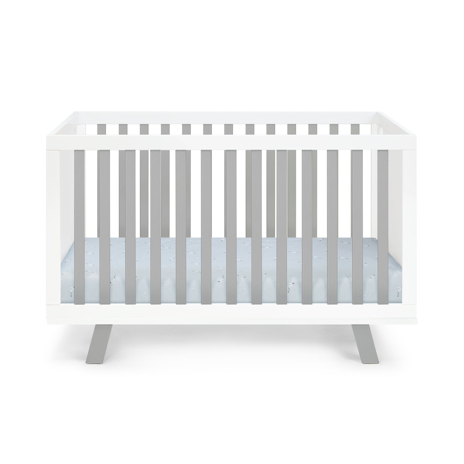 Livia - 3-in-1 Convertible Island Crib - White Frame Suite Bebe