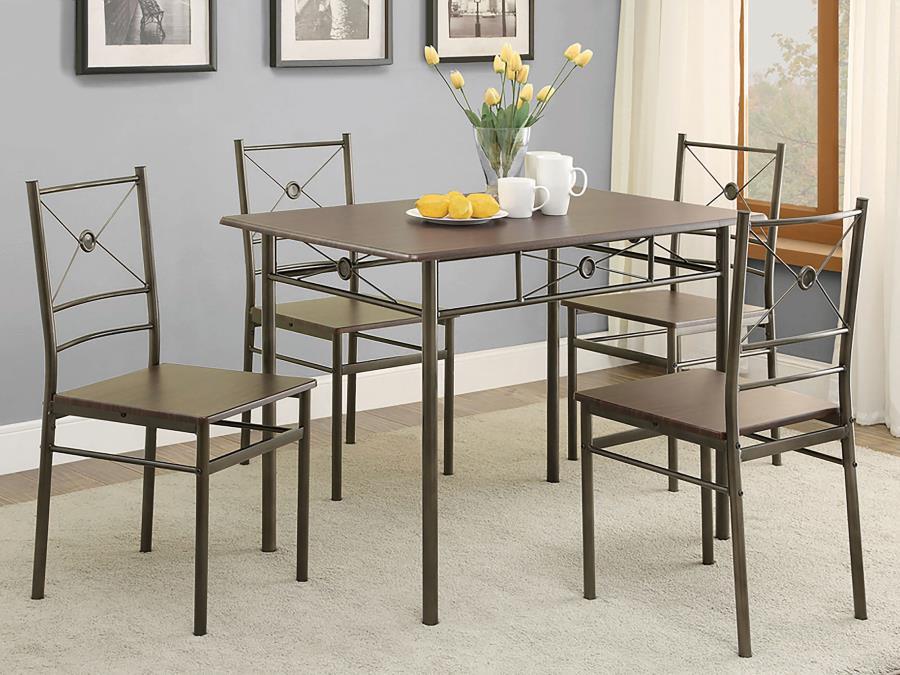 Anna - 5-Piece Rectangular Dining Set