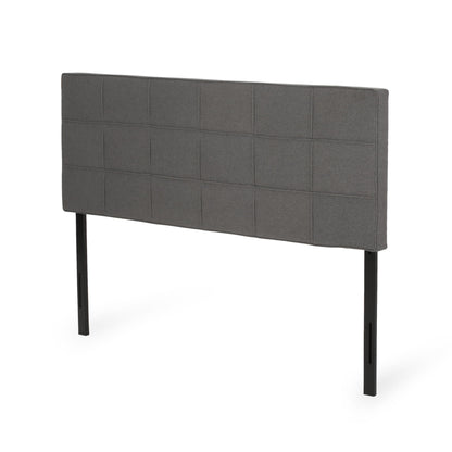 King / California King Sized Headboard - Charcoal Gray Noble House