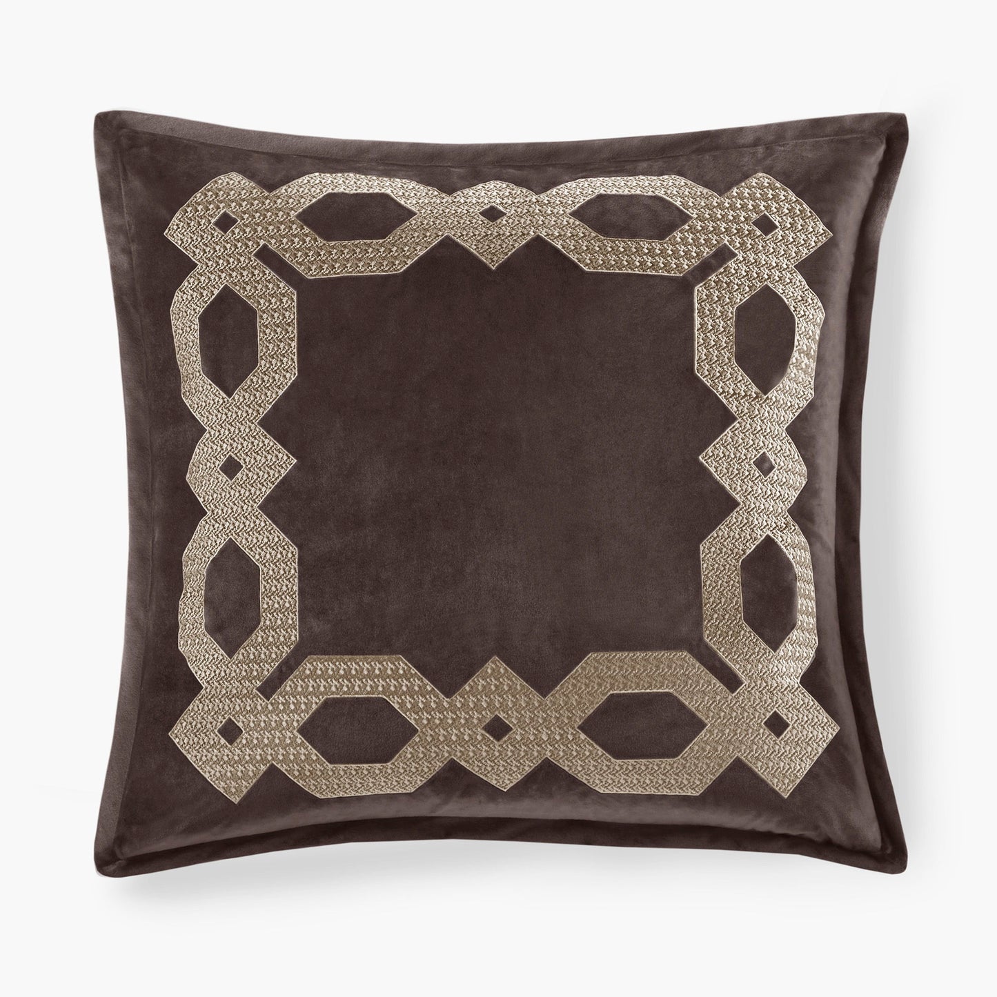 Clermont - European Pillow Sham - Brown