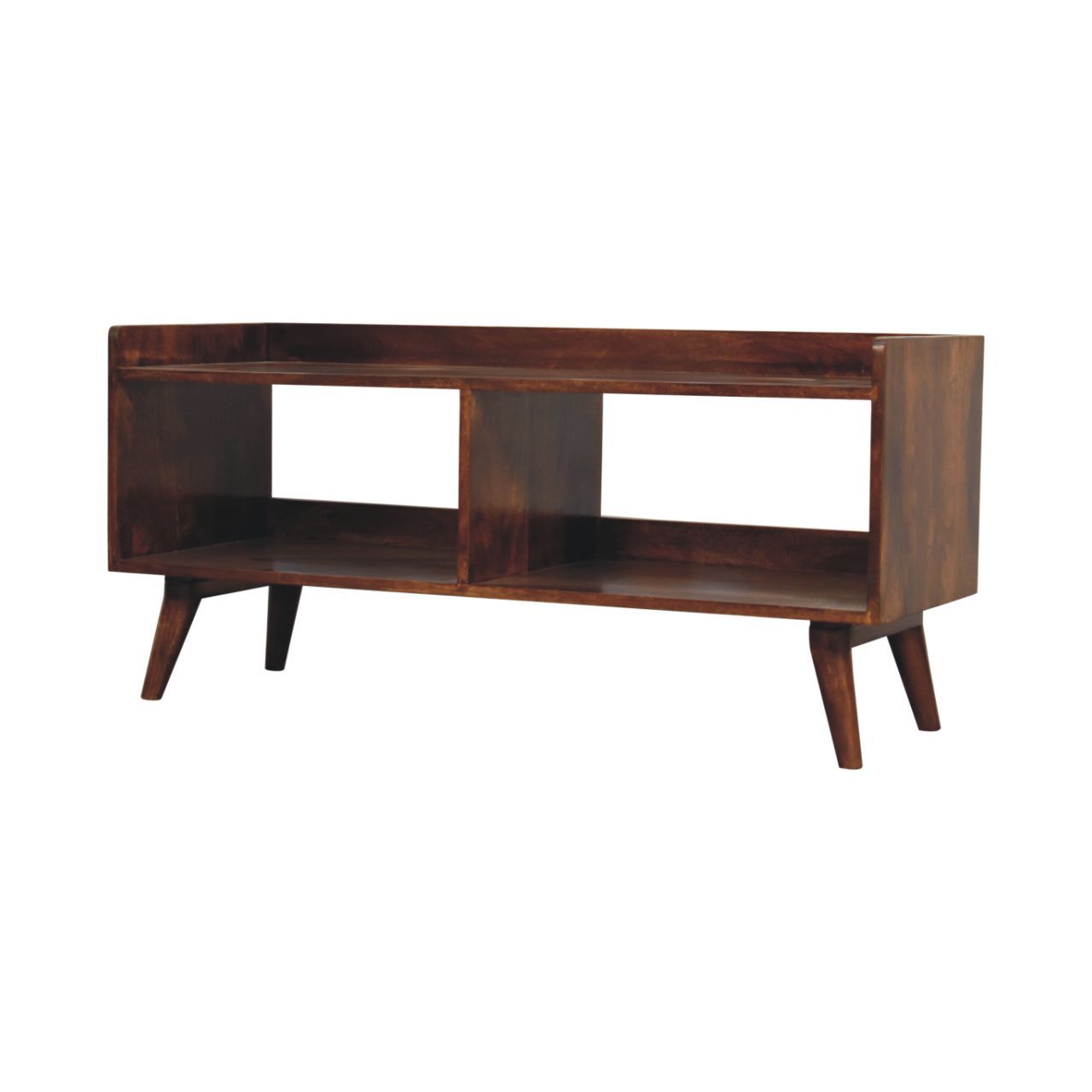 Open Top Media Unit - Brown Artisan Furniture
