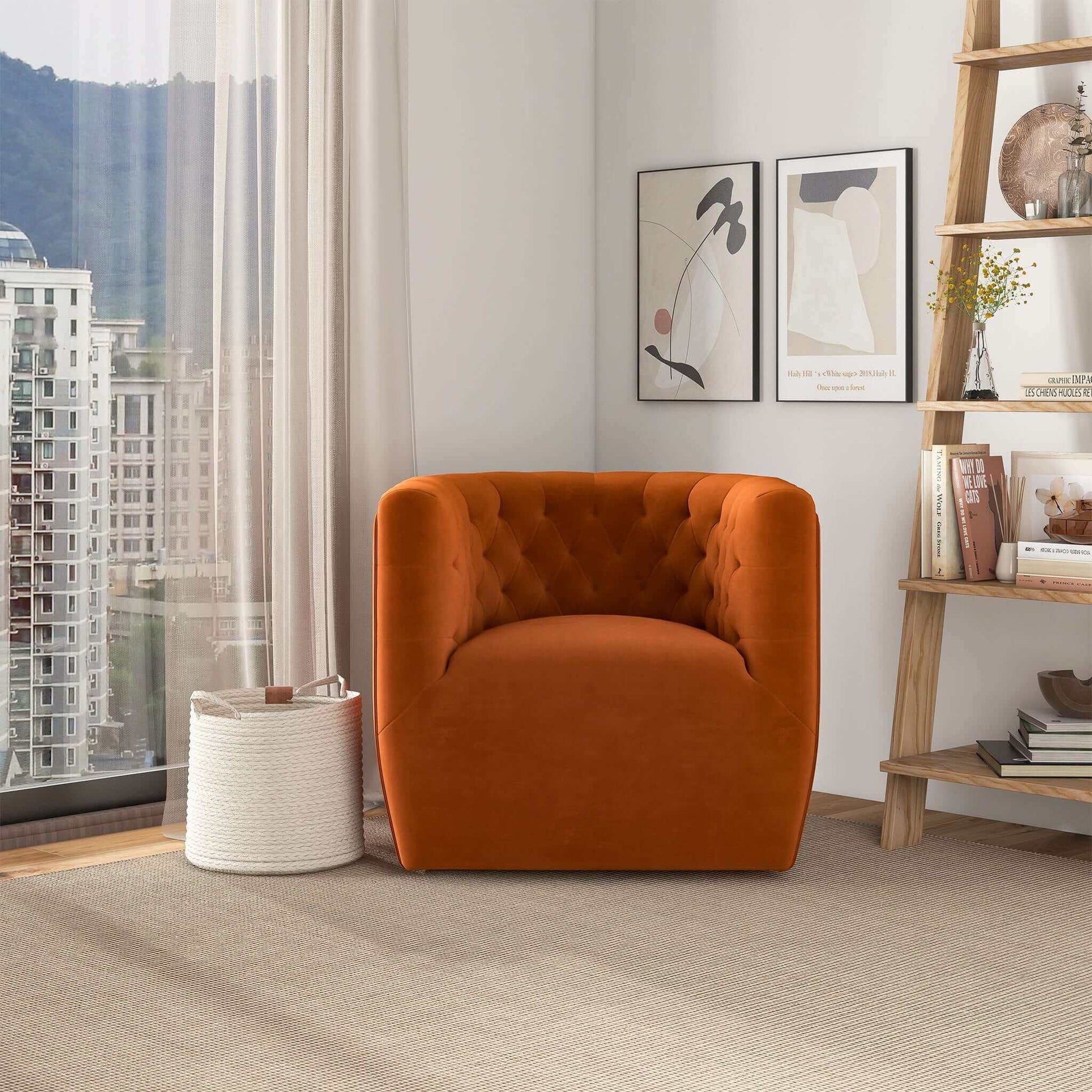 Delaney - Ergonomic Design Swivel Chair Ashcroft Furniture