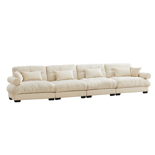 Super Comfort Oversized Modular Sectional Sofa, Deep Seat Convertible L Shaped Couch Home Essentials