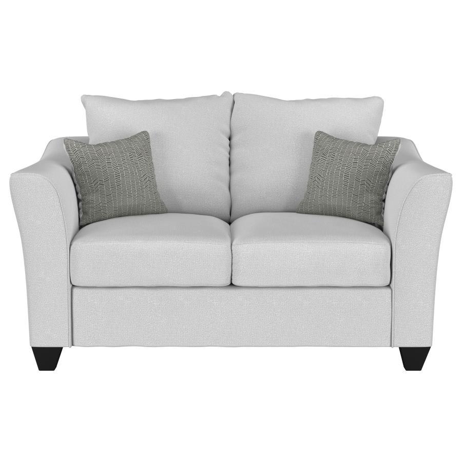 Salizar - Upholstered Flared Arm Loveseat CoasterEssence