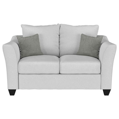 Salizar - Upholstered Flared Arm Loveseat CoasterEssence