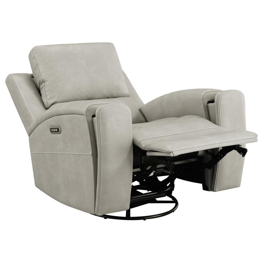 Brickston - Triple Power Swivel Glider Recliner Coaster Fine Furniture