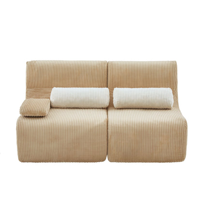 Modern Sectional Loveseat With Ergonomic Design Hearth and Haven