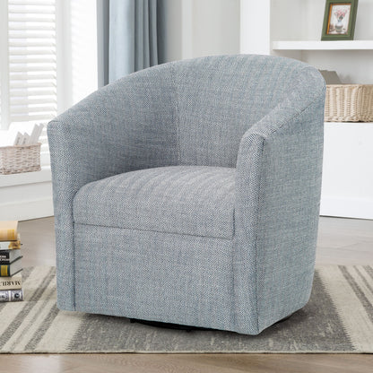 Lainey - Swivel Barrel Chair With 360 Degree Rotation Ridgecrest Home