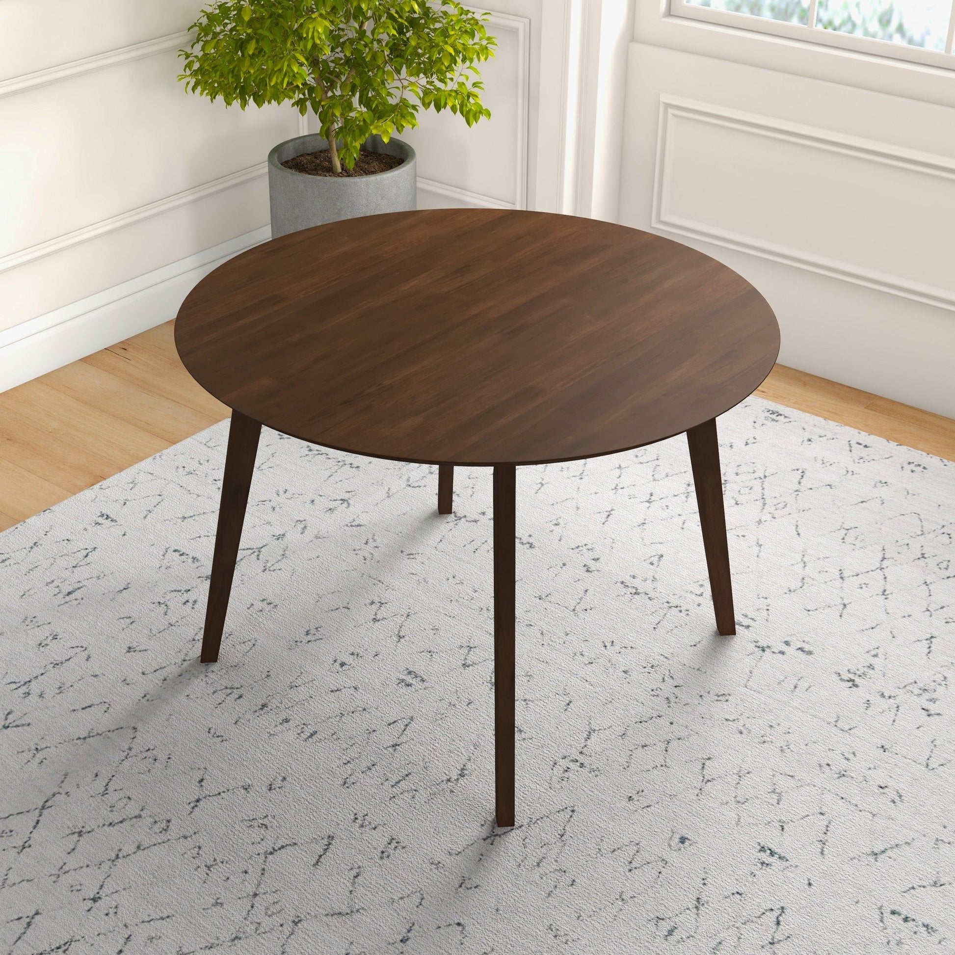 Lara - Dining Table (Walnut) - Brown Ashcroft Furniture