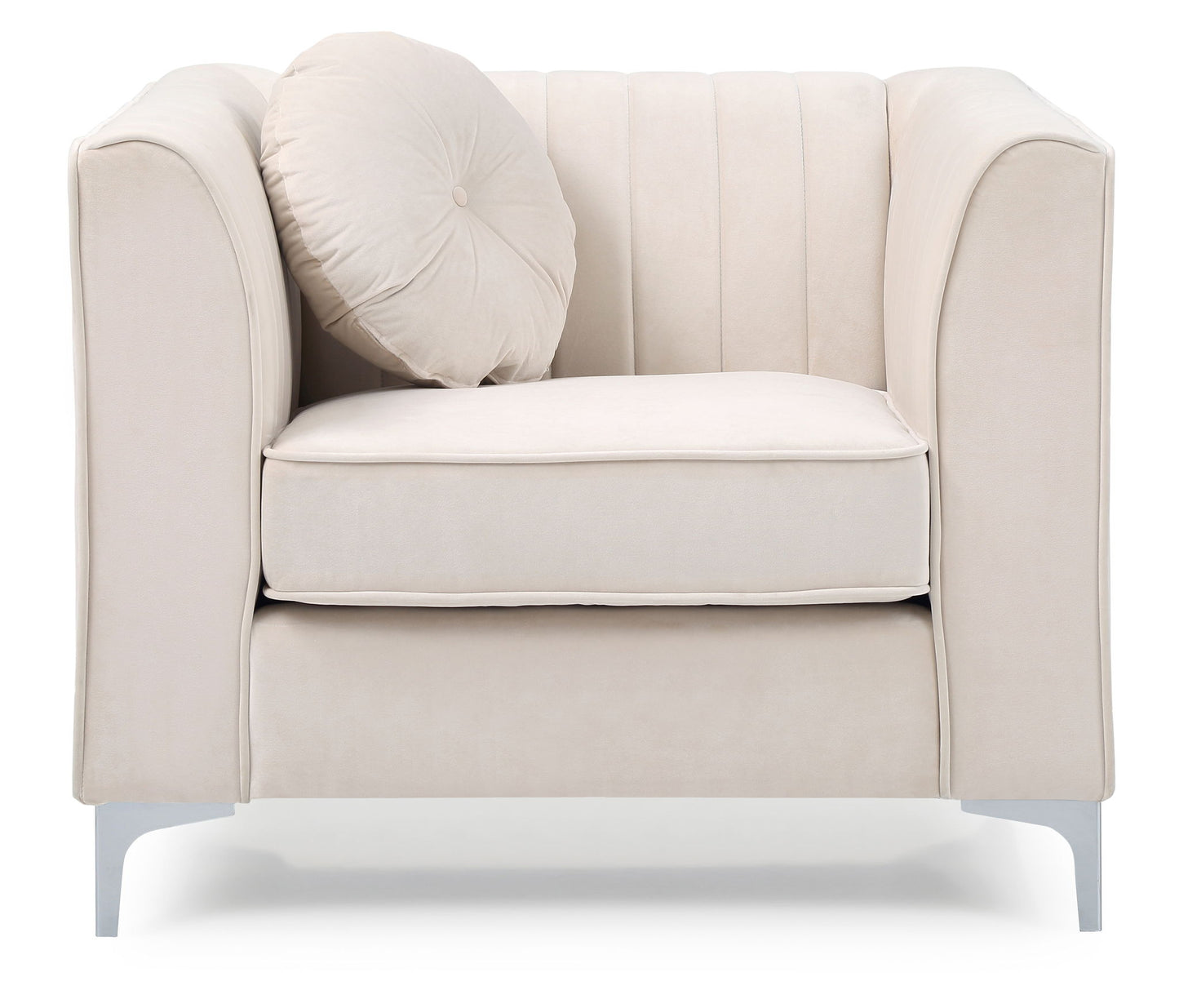 Contemporary Sloped Armchair Glory Furniture