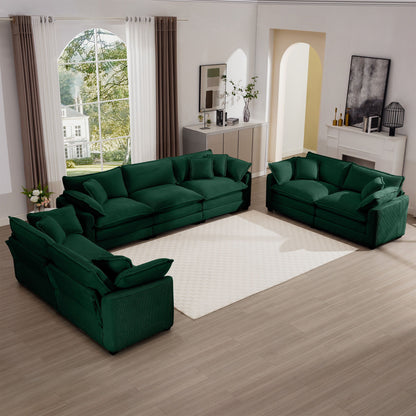 Elegant Oversized Sectional Sofa Set With Deep Seats And Flexible Layout Home Essentials