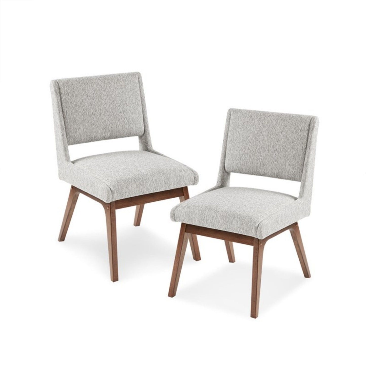 Boomerang - Dining Side Chair With Upholstered Cushions (Set of 2) - Light Gray JLA