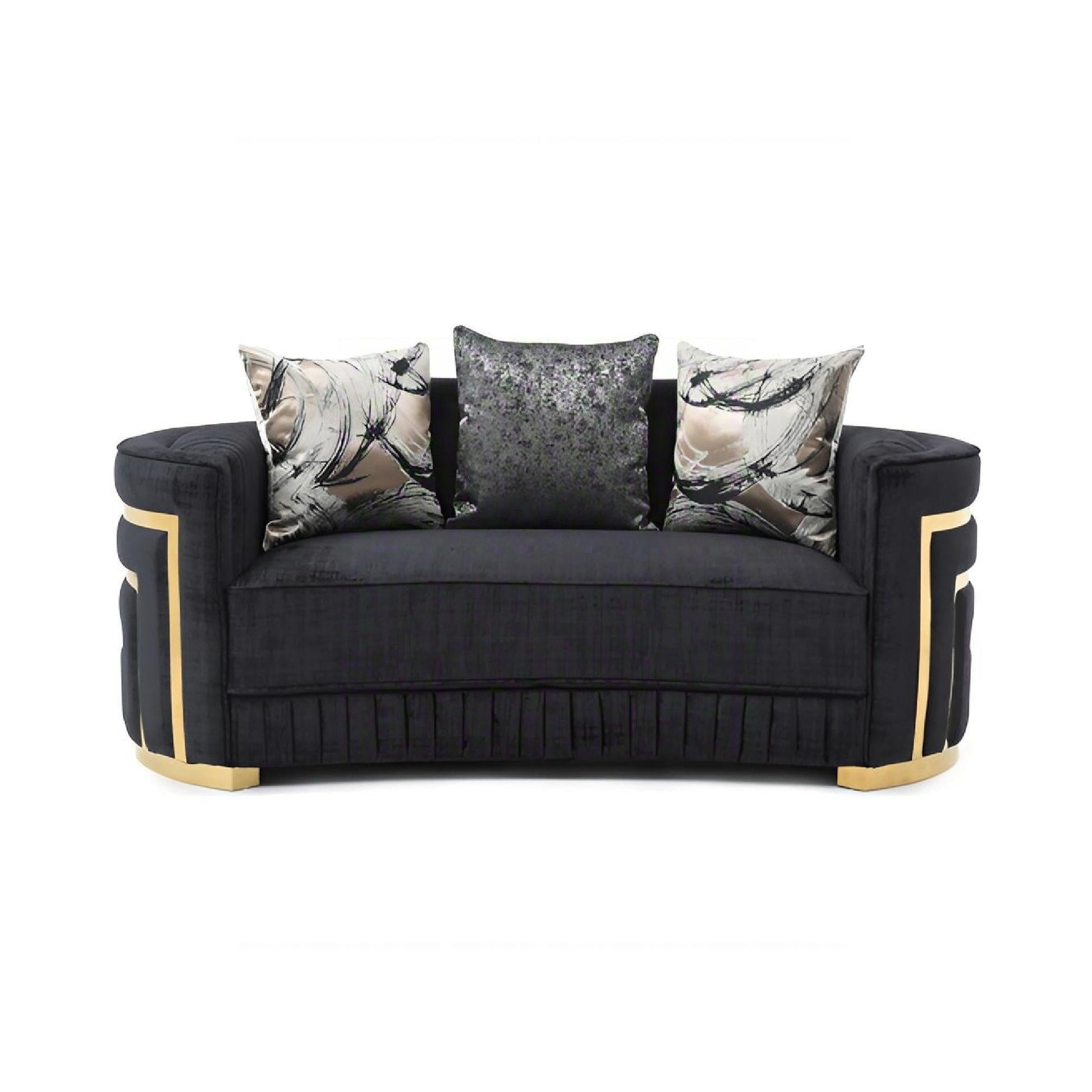 Soledad - Loveseat - Black Glory Furniture