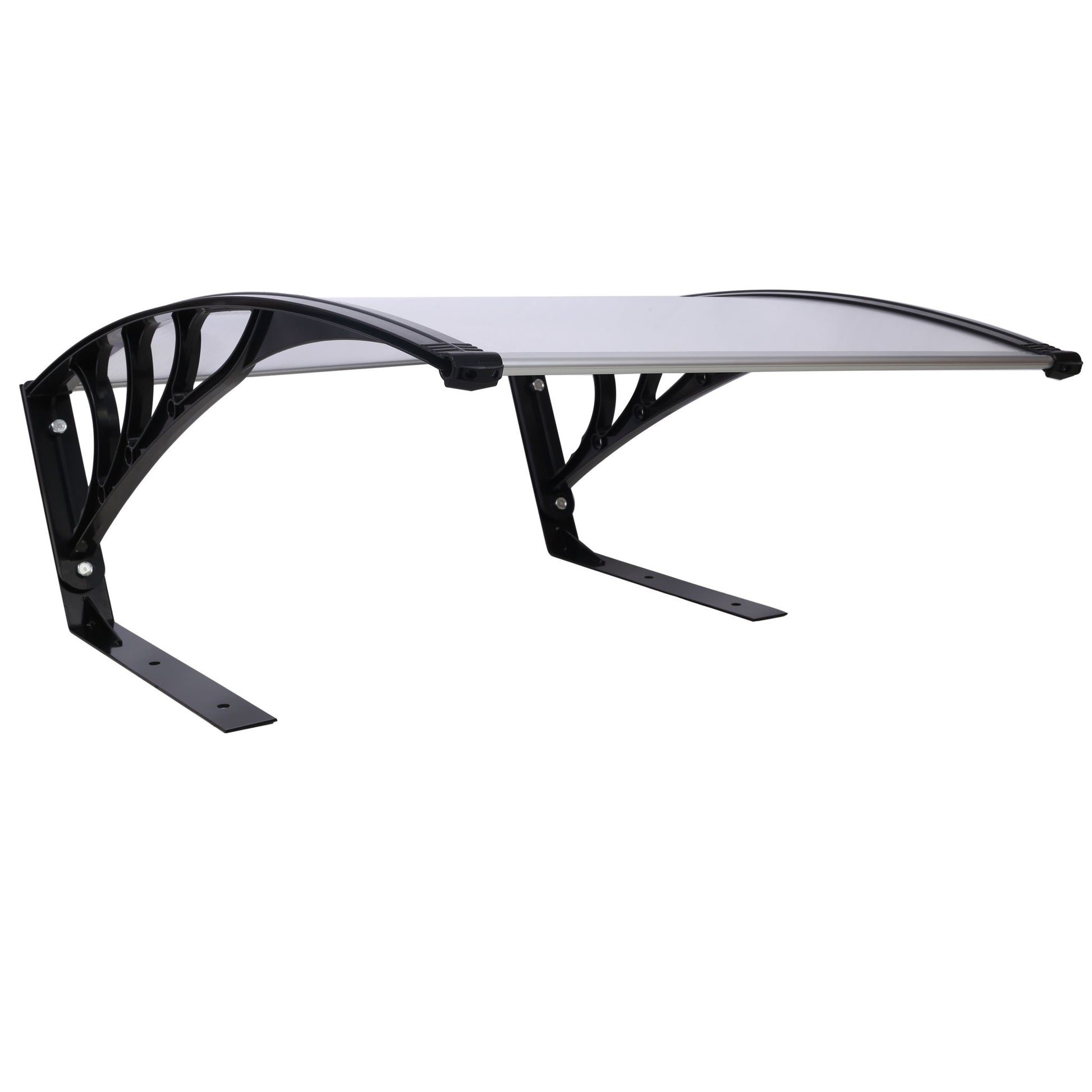 Weather Resistant Polycarbonate Canopy Outdoor Shade Cover For Robotic Lawn Mowers - Black Home Essentials