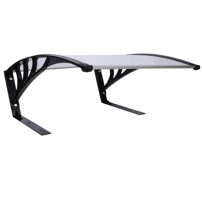 Weather Resistant Polycarbonate Canopy Outdoor Shade Cover For Robotic Lawn Mowers - Black Home Essentials