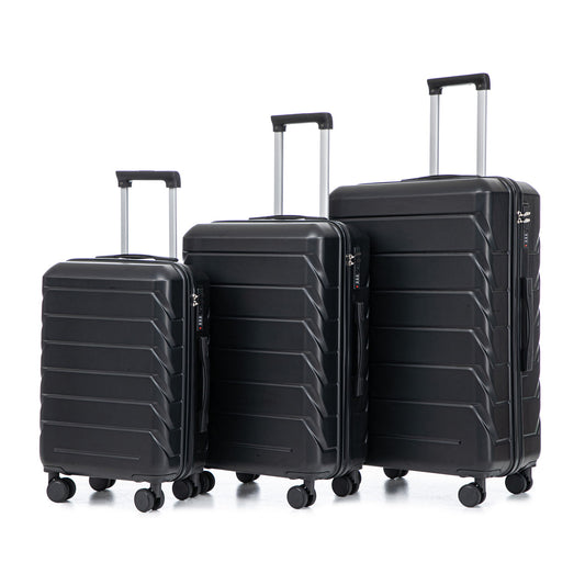 3 Pieces Set 20" / 24" / 28" Spinner Wheel Luggage With Combination Lock Daily Nest