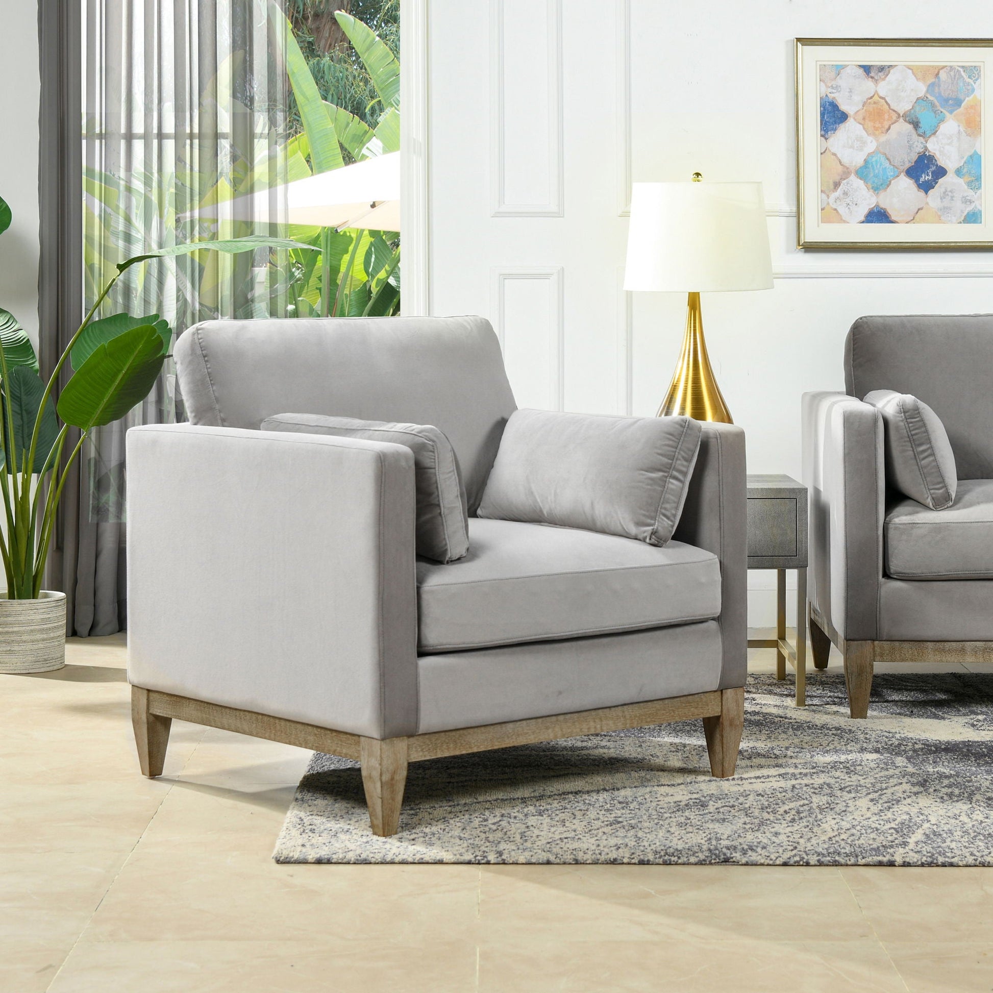 Knox - Modern Farmhouse Arm Chair Jennifer Taylor Home