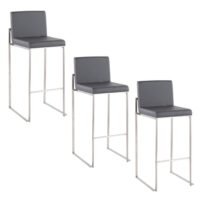 Fuji - Contemporary And Modern Elegance High Back Barstool Lumi Source