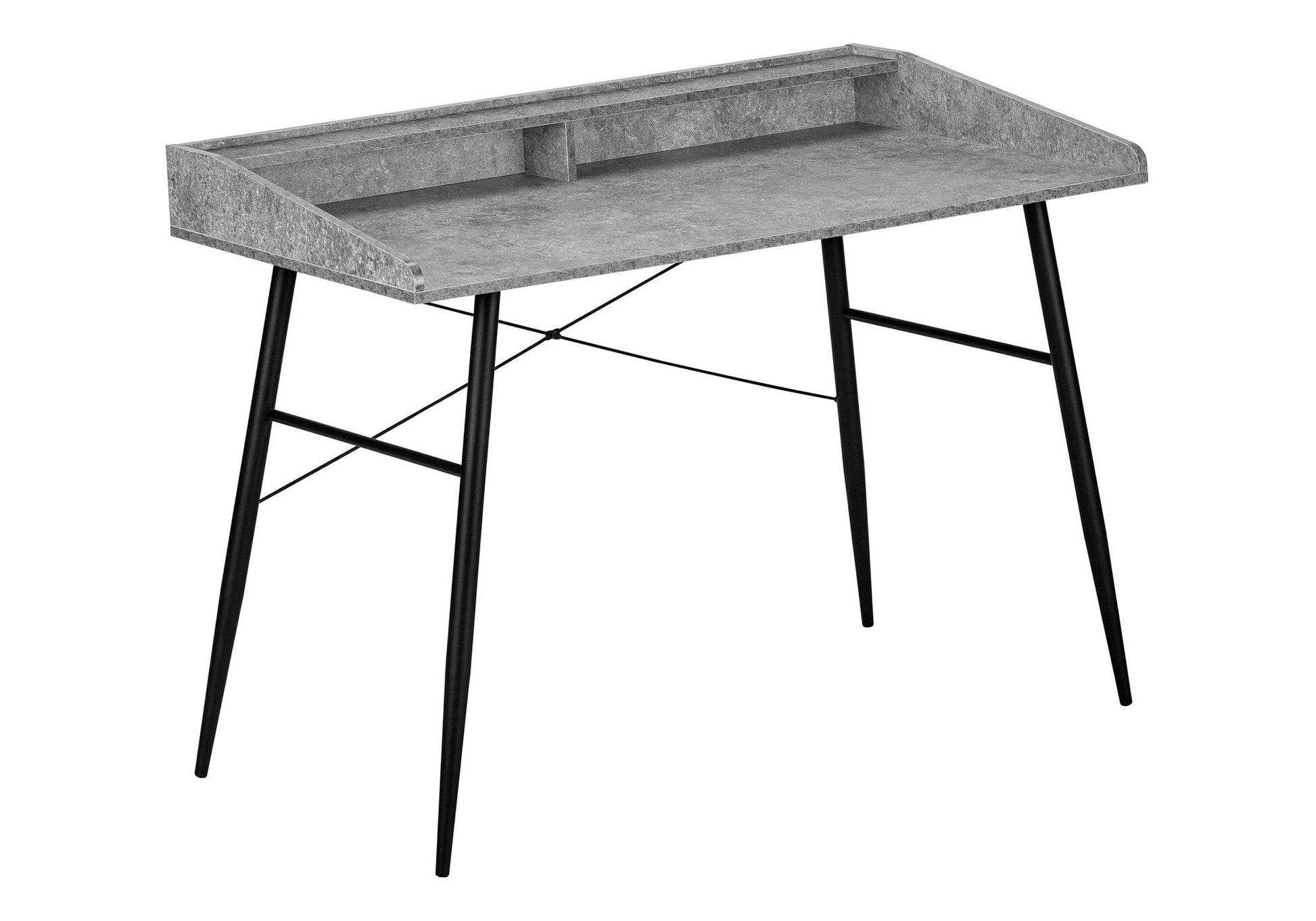 Computer Desk For Home Office, Sturdy Construction, Storage Shelves 8th Street