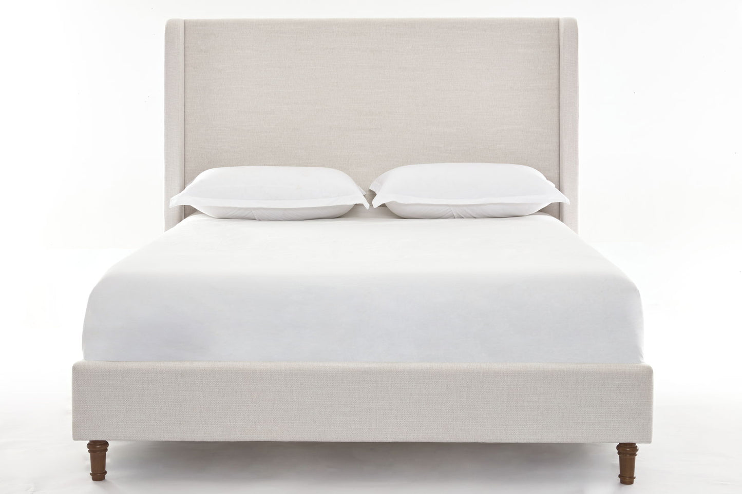 Harper - Tall Headboard Upholstered Bed / High Headboard / Elegant Simplicity / No Box Spring Needed