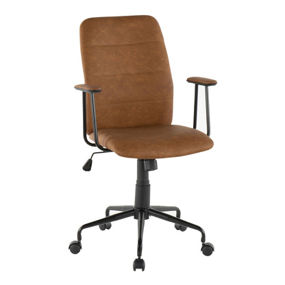 Fredrick - Contemporary Office Chair - Brown Lumi Source