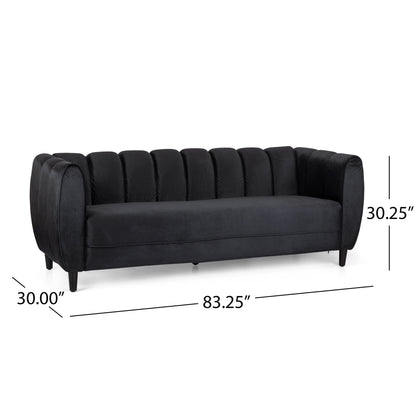 Miranda - Modern Glam 3 Seater Sofa Noble House