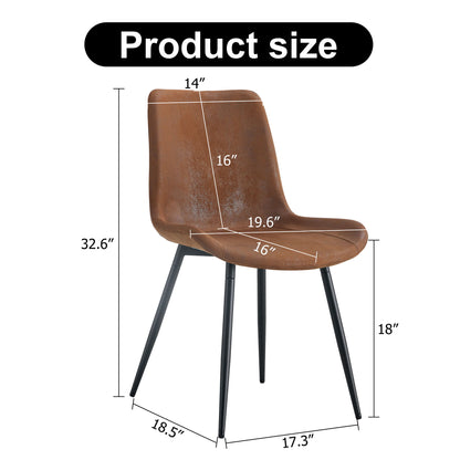 Modern Medieval Style Restaurant Cushioned Chairs With Suede Backrests Home Essentials