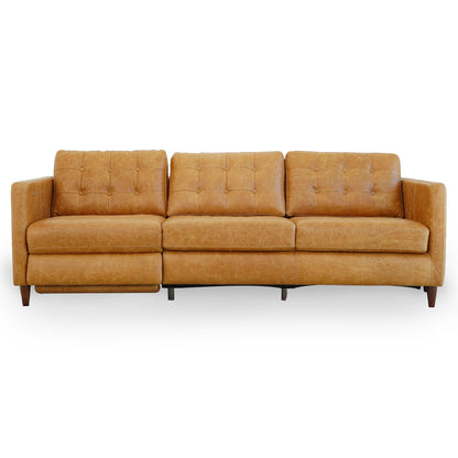 Christopher - Electric Inclining Sofa Left Facing - Tan Ashcroft Furniture