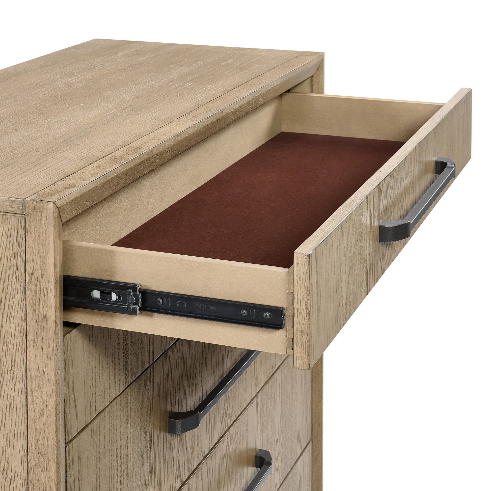 6 Drawer Chest With Smooth Glides - Brown Home Essentials