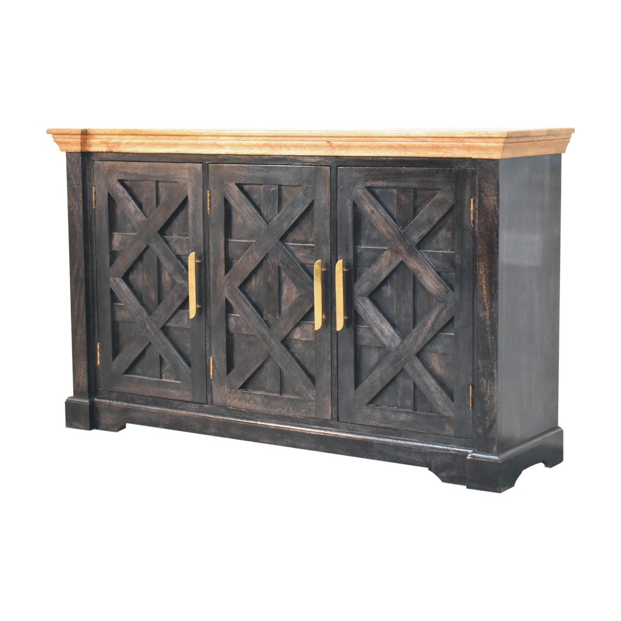 Regal - Rustic Sideboard - Black Artisan Furniture