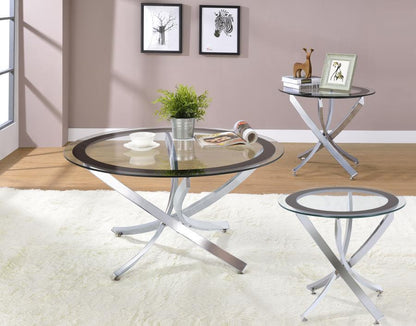 Brooke - Round Coffee Table Set Coaster Fine Furniture
